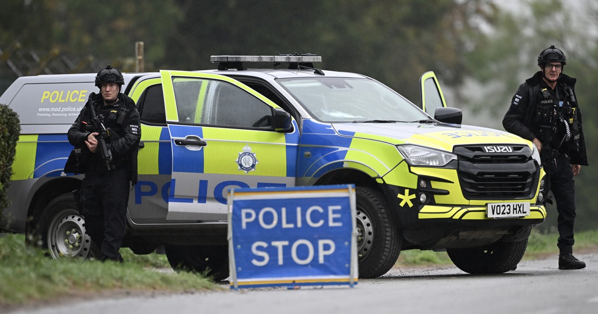 Five arrested near U.S. air base in Britain on terror charge