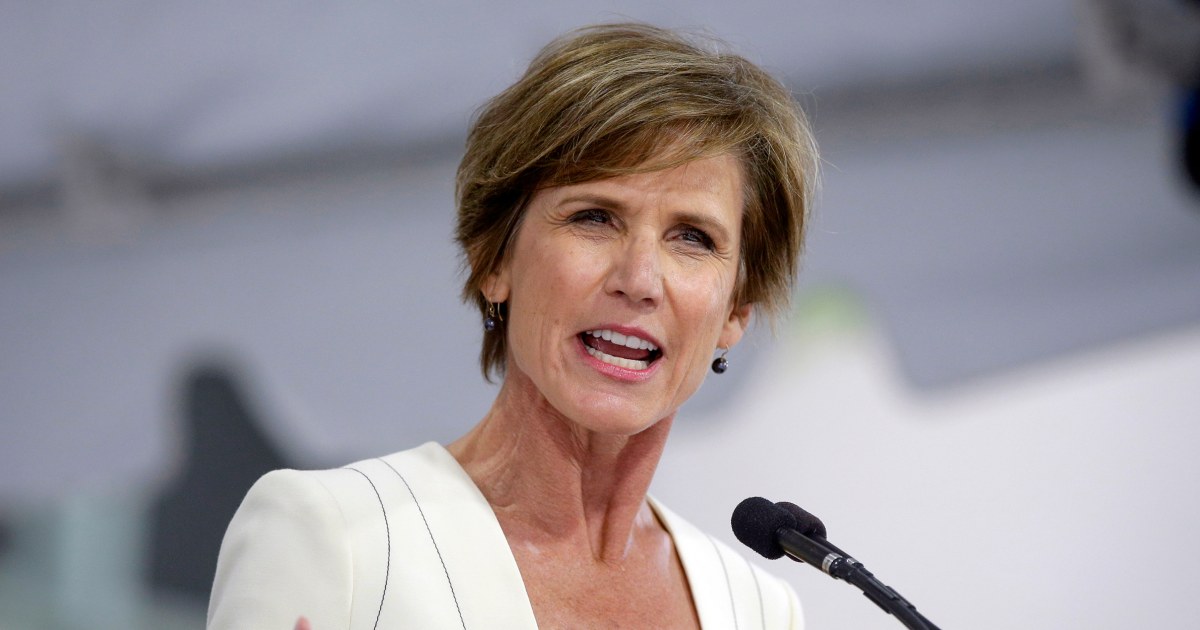 Sally Yates, former acting attorney general who defied Trump, to lead Cornell investigation