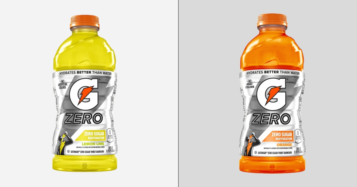The recall covers 28-ounce bottles of Gatorade Lemon Lime, Gatorade Zero Lemon Lime, Gatorade Orange and Gatorade Zero Orange distributed in 37 states. - @nbcselected