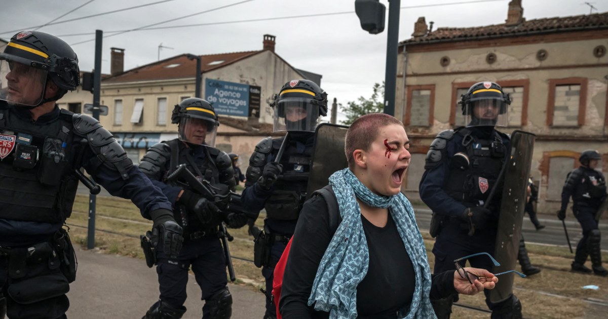 France student protests spark debate over proportional police tactics