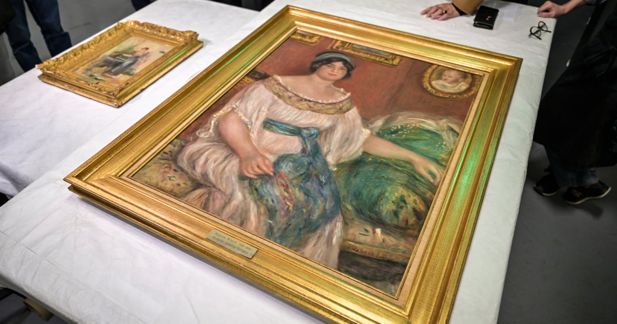 Stolen Renoir Paintings Recovered After DNA Leads to Suspects in France
