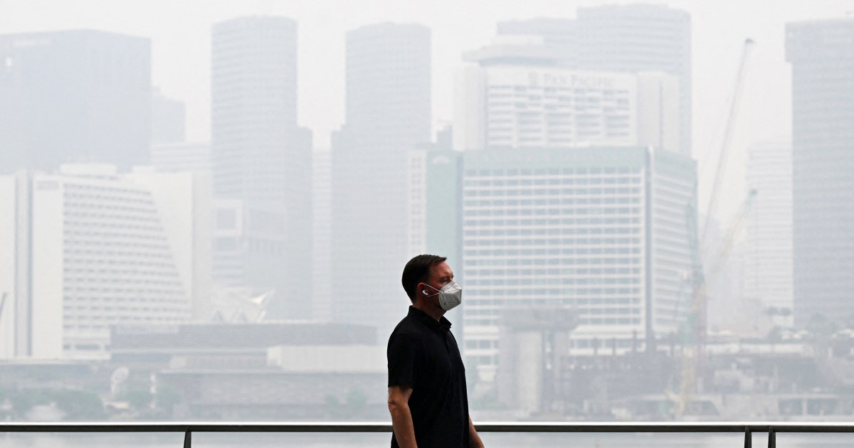 Singapore pollution spikes and East Timor shuts schools as Indonesia wildfire haze intensifies