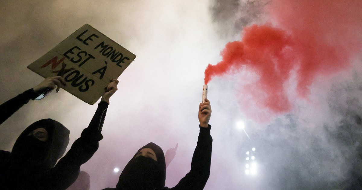 nbcnews.com - Soldiers guard center of Milan as thousands of protesters march across European cities