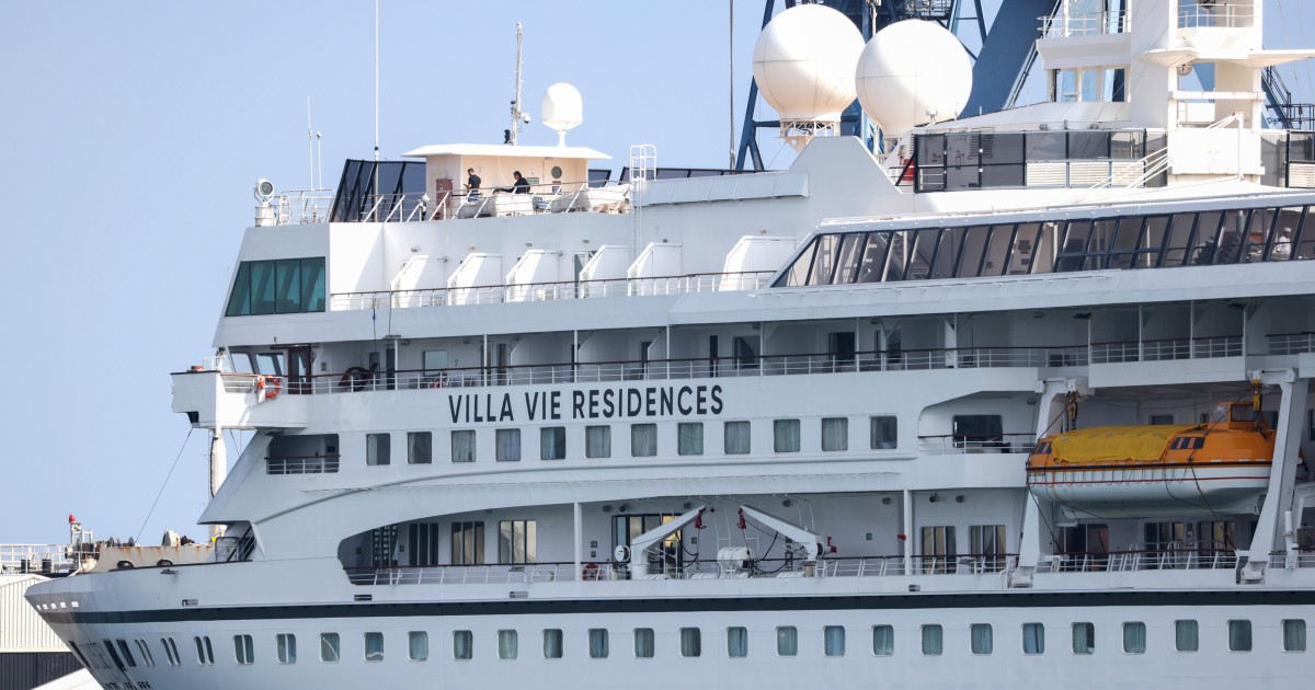 They bought cabins on a luxury cruise ship. High fuel costs got them kicked off in Cambodia.