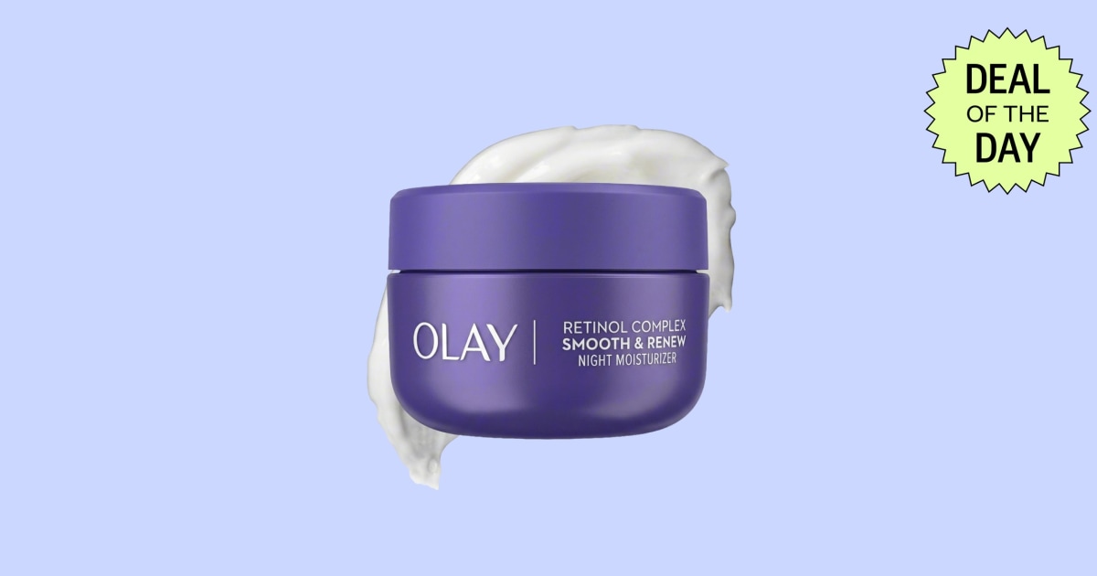 This Olay retinol cream reduced a sagging jaw and smile lines for a 71-year-old — it’s 39% off
