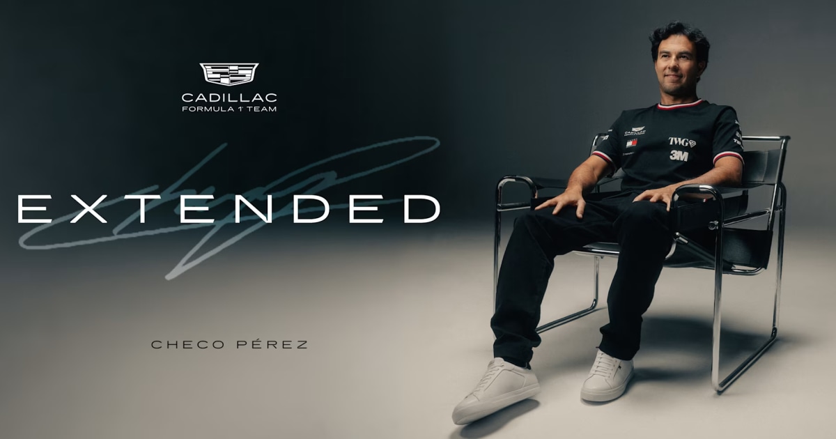 Checo Pérez extiende su contrato con Cadillac hasta 2029