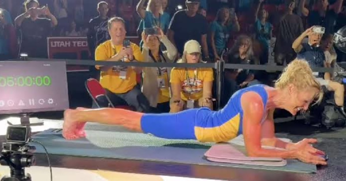 At 61 Years Old, This Grandmother of 12 Broke Her Own World Record With a 5-Hour Plank