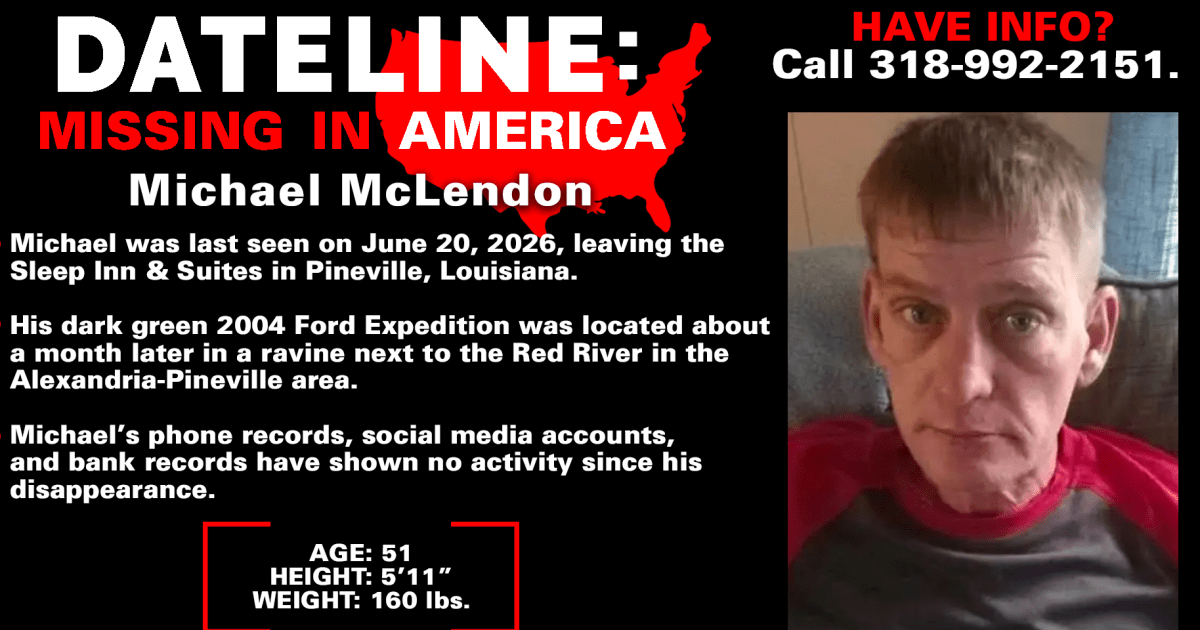 What happened to missing Louisiana man Michael McLendon? Search continues nearly four months later