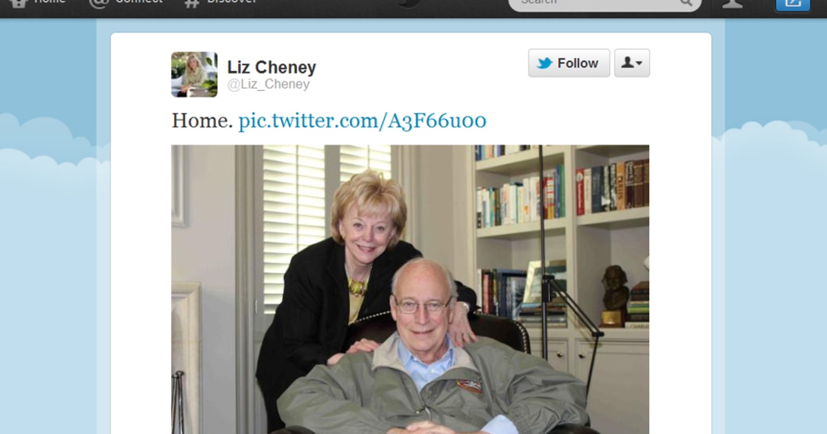 Cheney Back Home After Heart Transplant Surgery