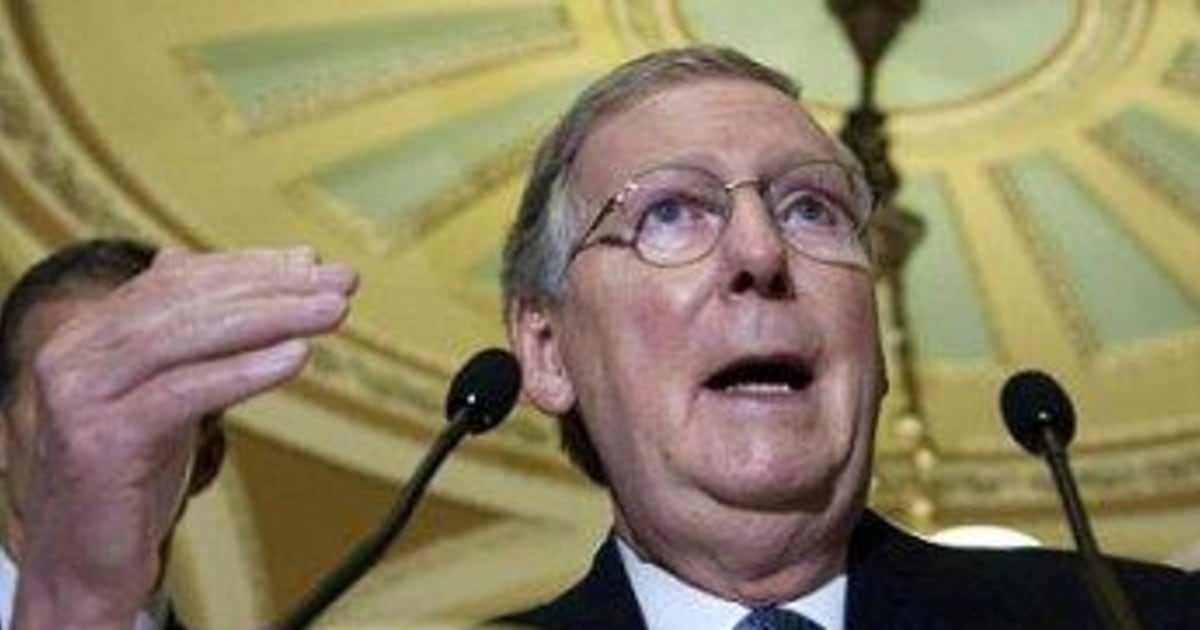 McConnell's 'dangerous line'