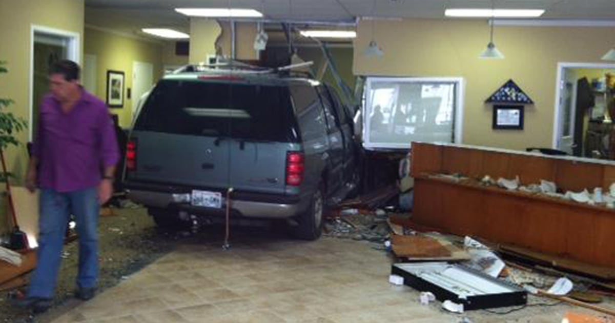 'My puppy saved my life': SUV rams into man's Tennessee jewelry store ...