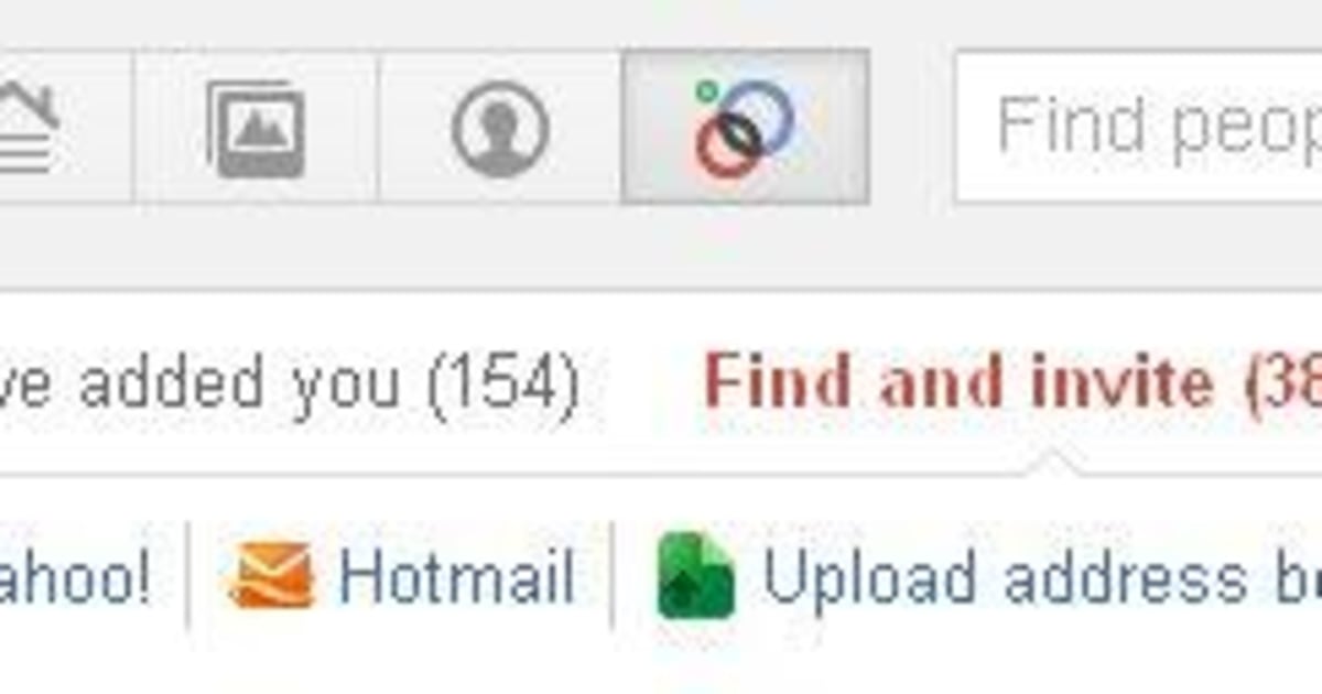 Haul your address book into Google+