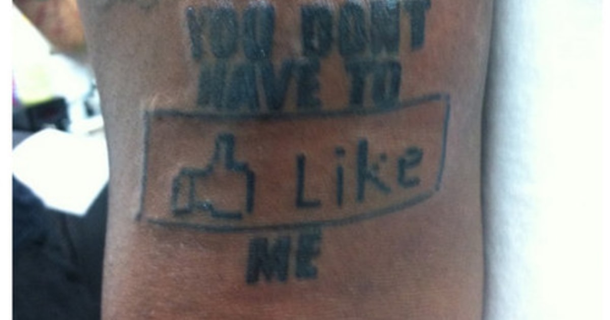 T-Pain's Facebook tattoo so hardcore, it's hexacore!