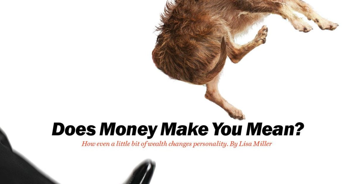 Does Money Make You Mean?