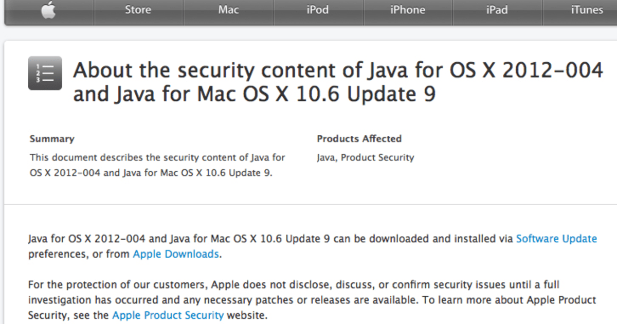 Apple promptly patches Java security flaws