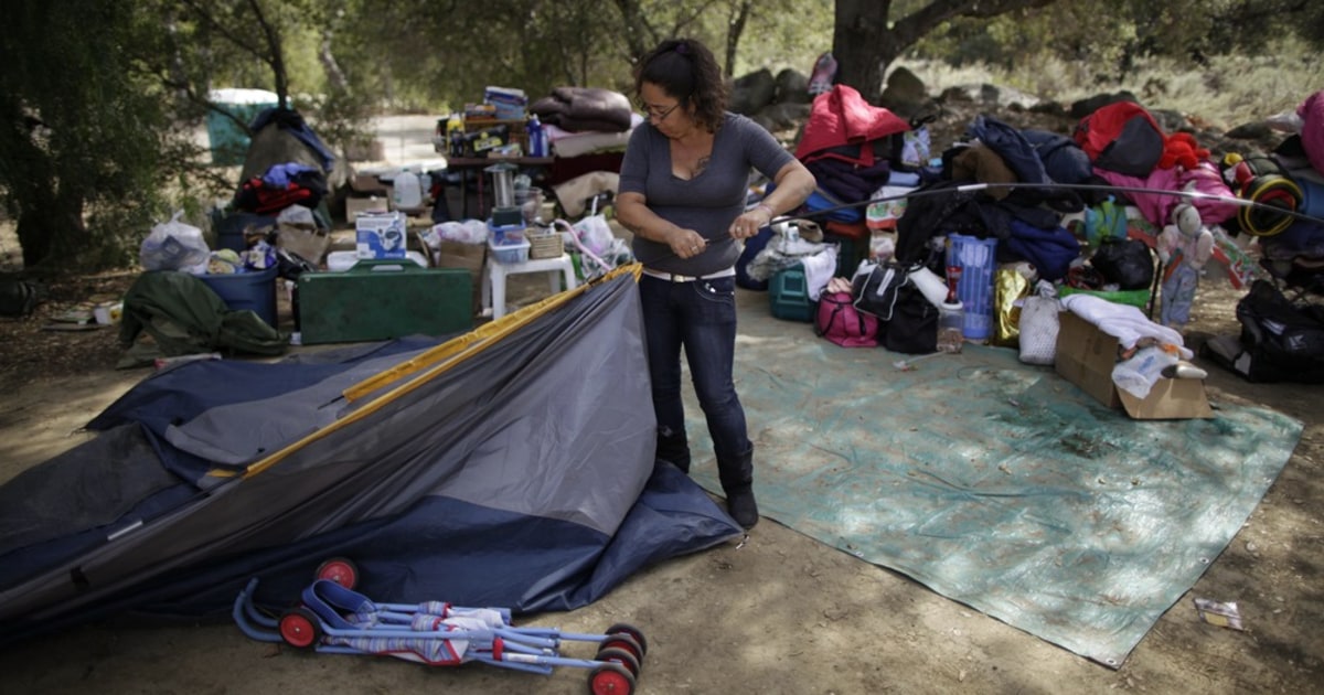 Camping by necessity: an American homeless family