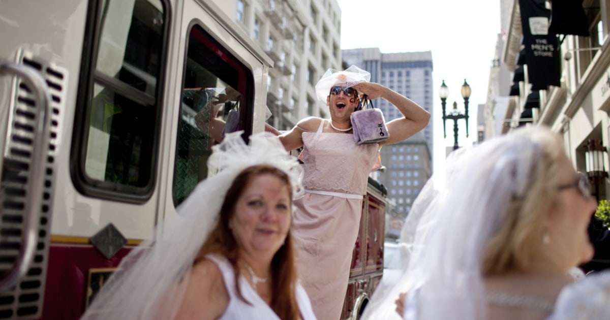 'Brides of March' parade through San Francisco