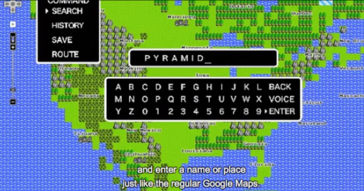 Google Maps goes retro for early April Fools' Day