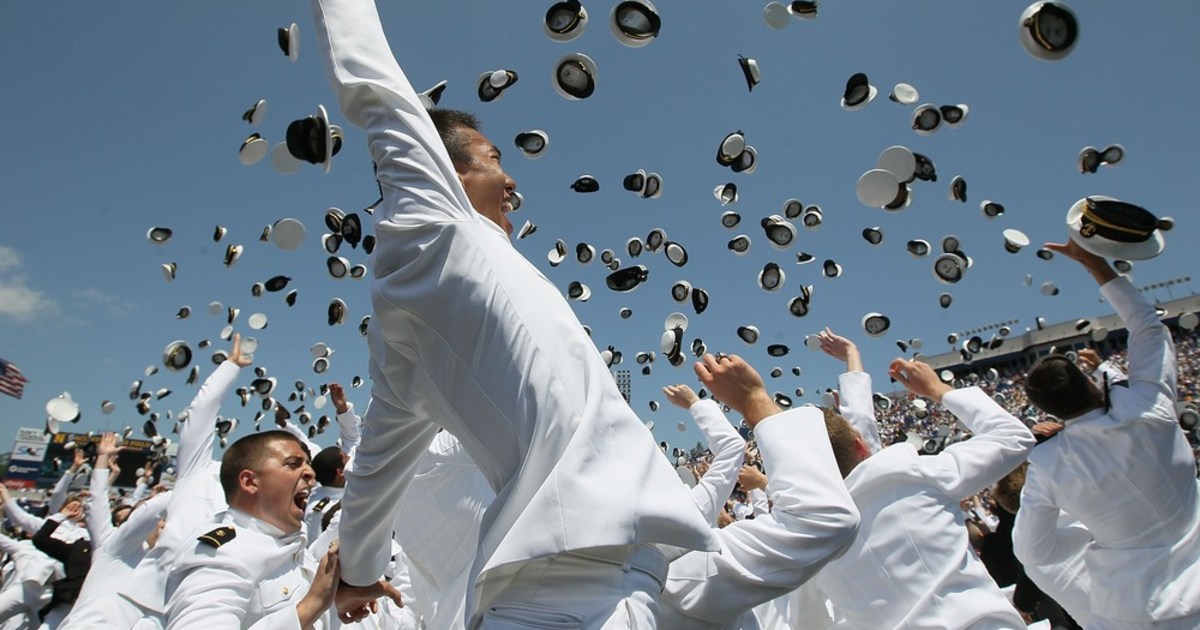 Hms Graduation Naval Academy class of 2012 celebrate graduation