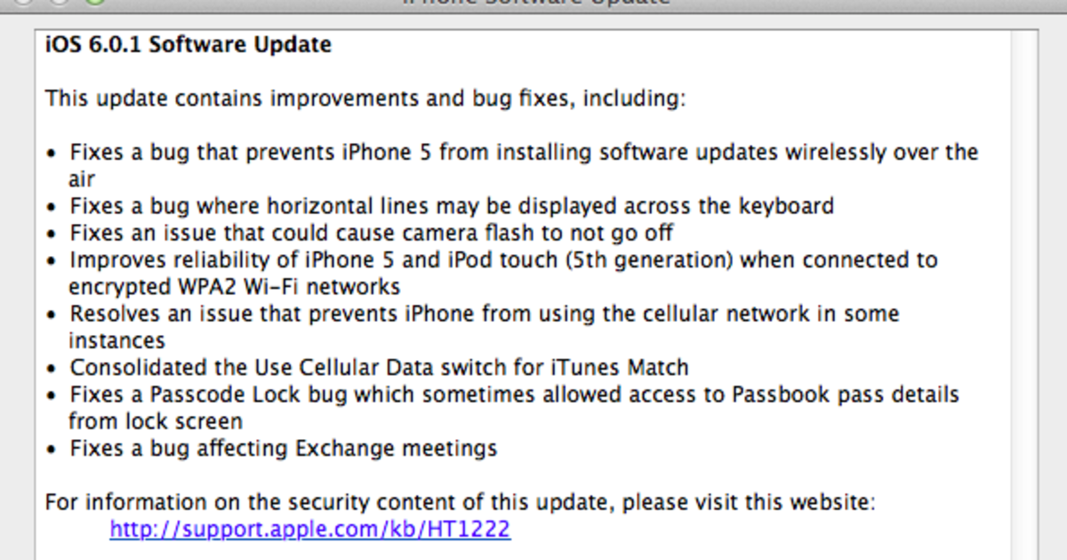 what's the highest software update for iphone 6