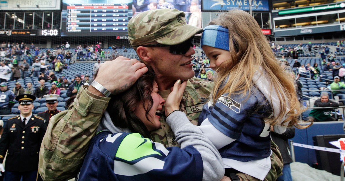 seahawks veterans day hat