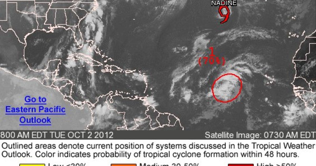 Tropical Storm Oscar Likely To Form In Atlantic