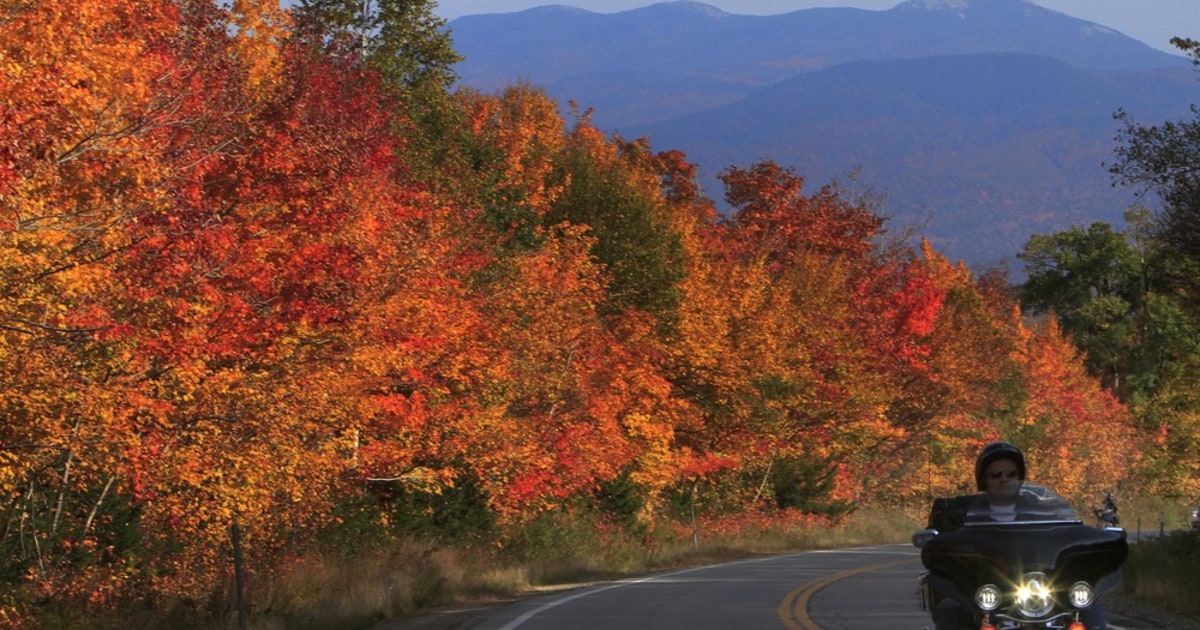 Autumn colors hit their peak in New Hampshire