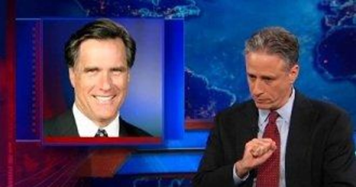 Jon Stewart Rants About 'Romney Campaign Headquarters,' Aka Fox News