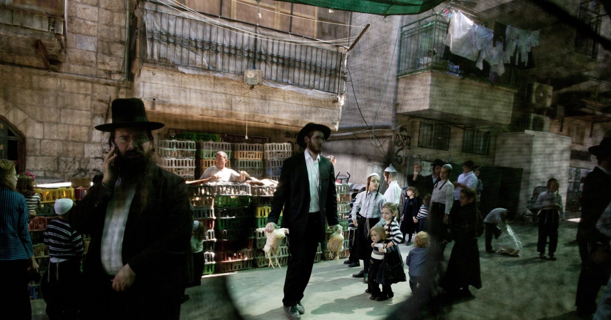 Kaparot Ritual Ultra-Orthodox Jews perform Kaparot ritual
