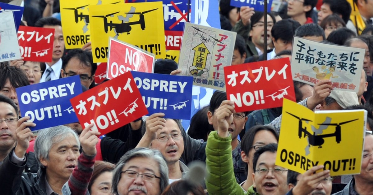 In Okinawa, the war isn't over: Protests aimed at US base expansion