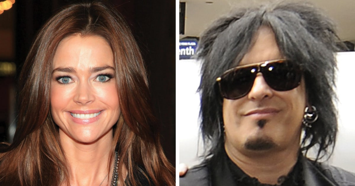 Denise Richards and Nikki Sixx enjoying a relaxed romance