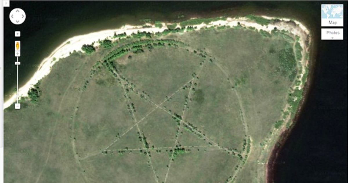 Huge mysterious pentagram in remote Kazakhstan explained