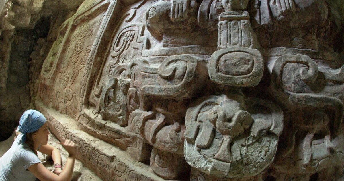 Inside a Maya pyramid, mysterious carvings hint at superpower struggle