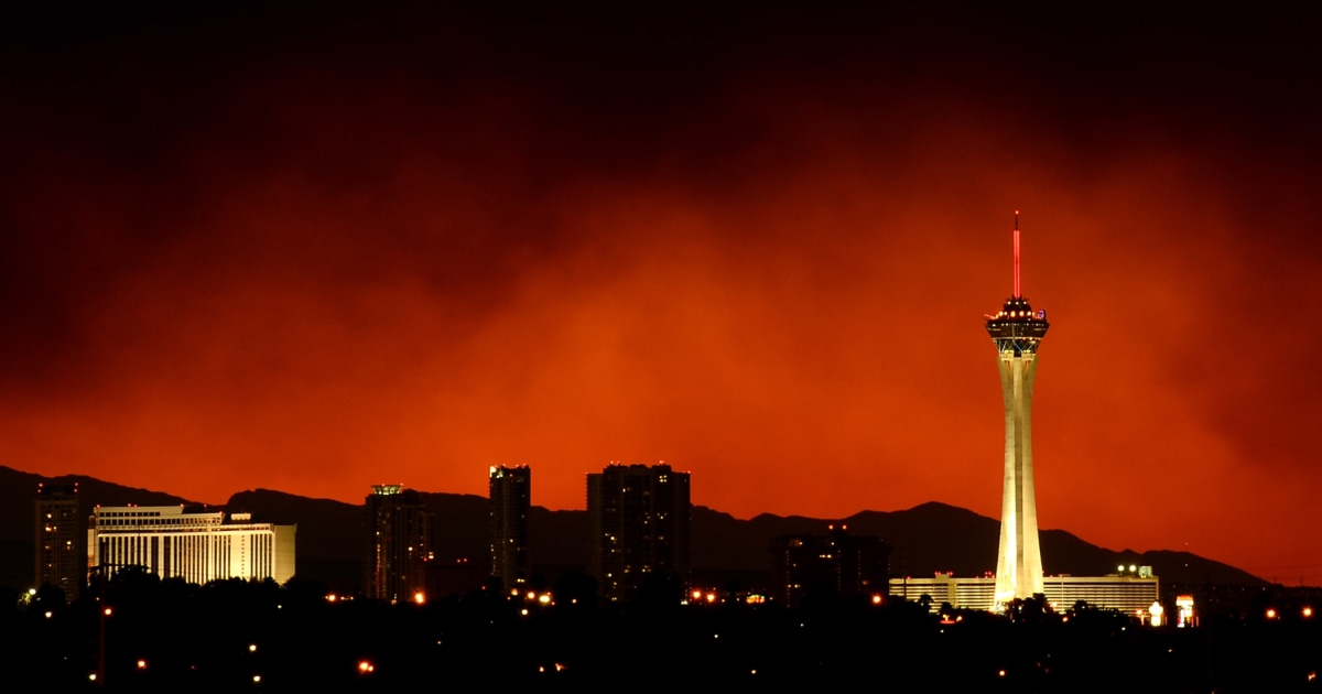 Shocking Walmart fire pics reveal HUGE smoke cloud over Las Vegas