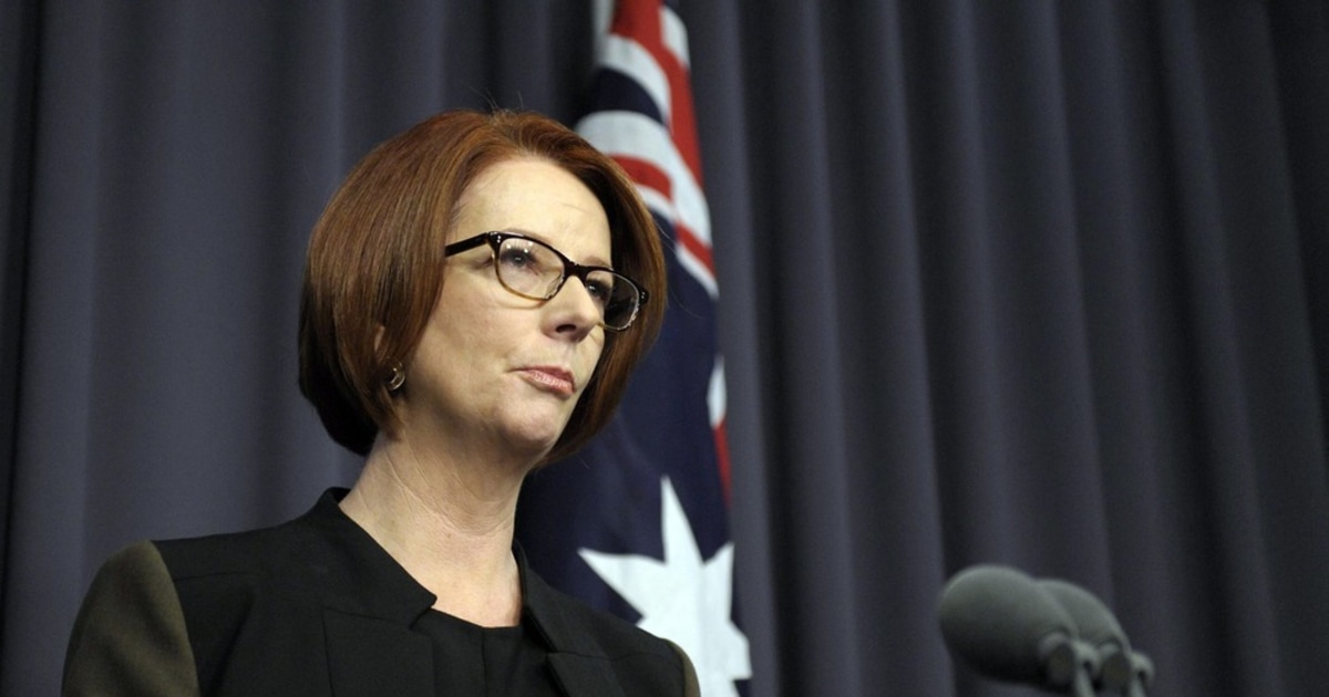 Julia Gillard Hailed For Misogyny Speech Dumped As Australia S