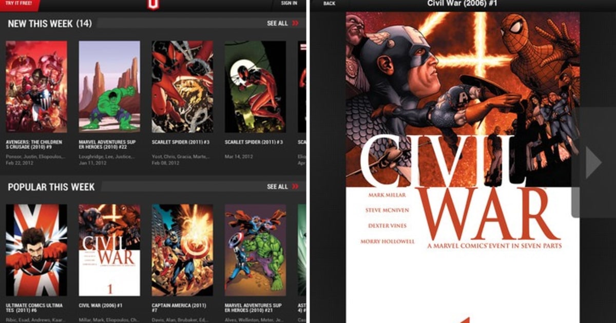Marvel Comic Digital Code Marvel's 'Unlimited' digital comic service comes to iOS