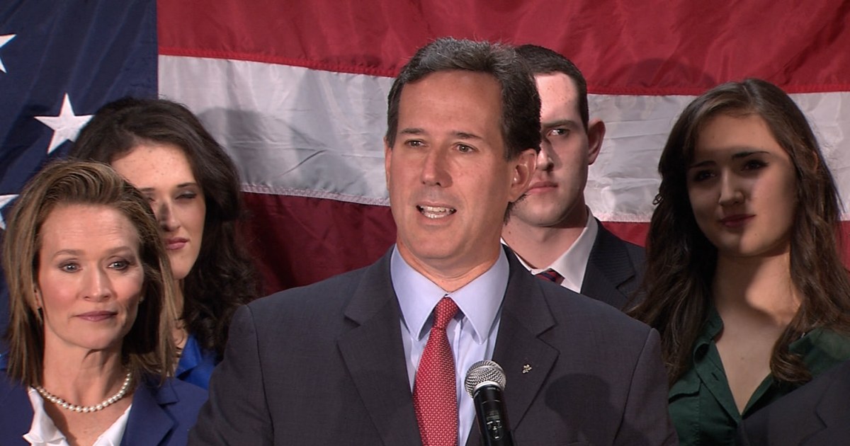 Santorum Suspends Presidential Campaign