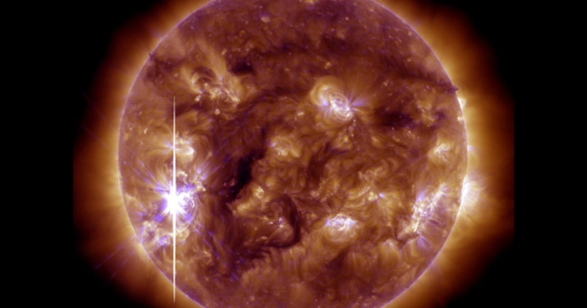Sun fires off its most powerful solar flare of the year