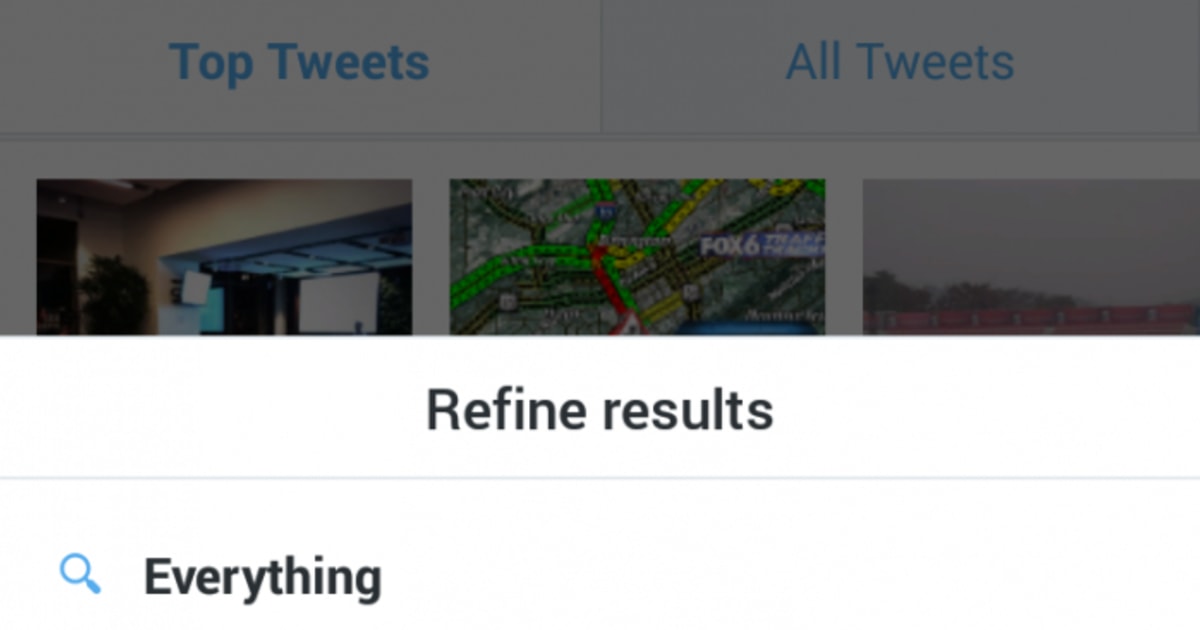 Twitter app update brings muchneeded filters to search