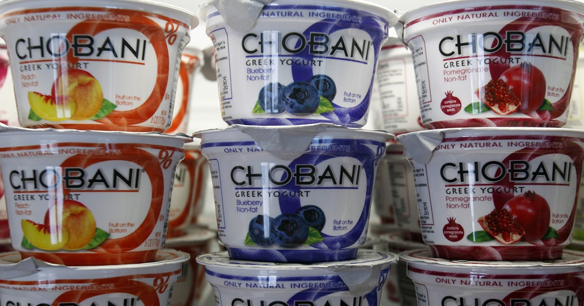 Chobani yogurt on school lunch menus, weeks after mold forces recall