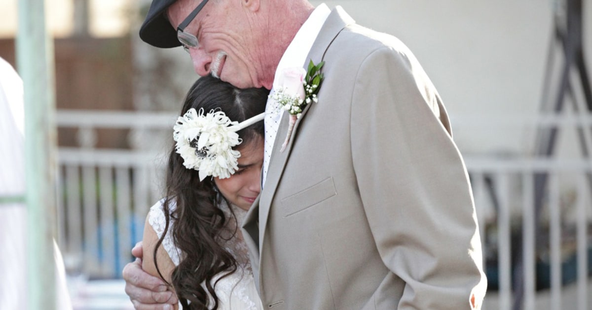 Dying Dad Walks Daughter 11 Down Aisle To Give Her Lasting Memory