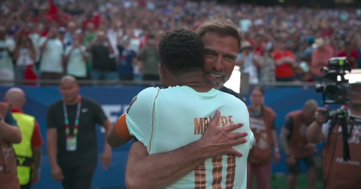 ¡Icónico! Jurgen Klopp felicita a Kylian Mbappé por el triunfo y comparten un gran momento en Boston