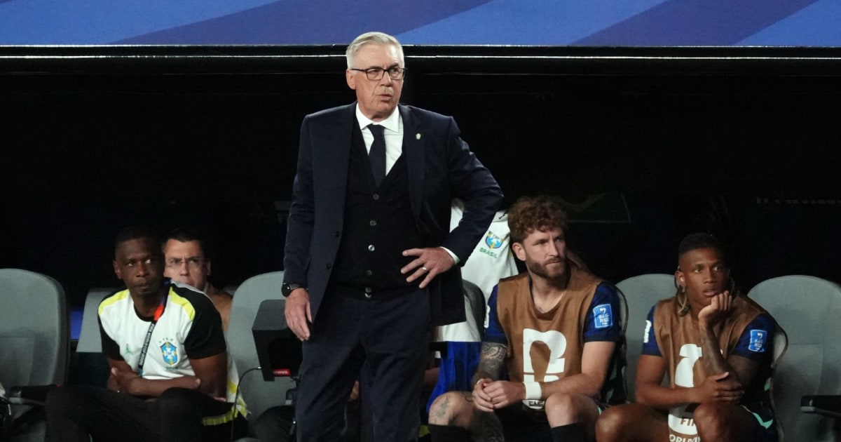 La calma de Ancelotti nunca se pierde durante los partidos de Brasil