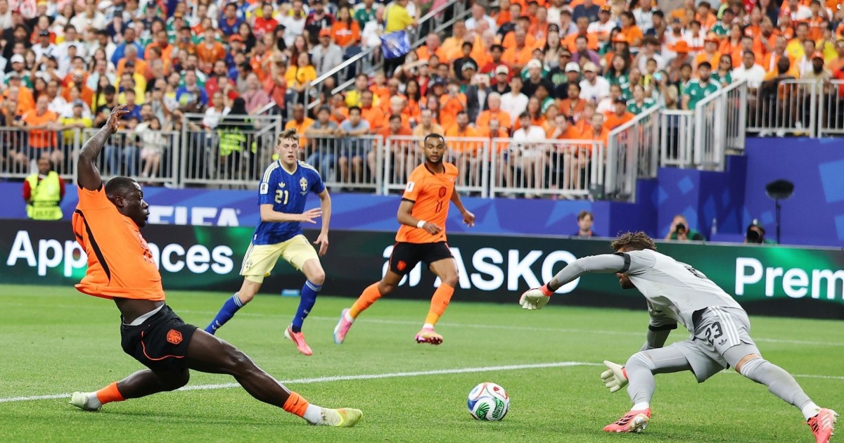 Doblete de Brian Brobbey para el 2-0 de Países Bajos que juega un fútbol total sorprendente