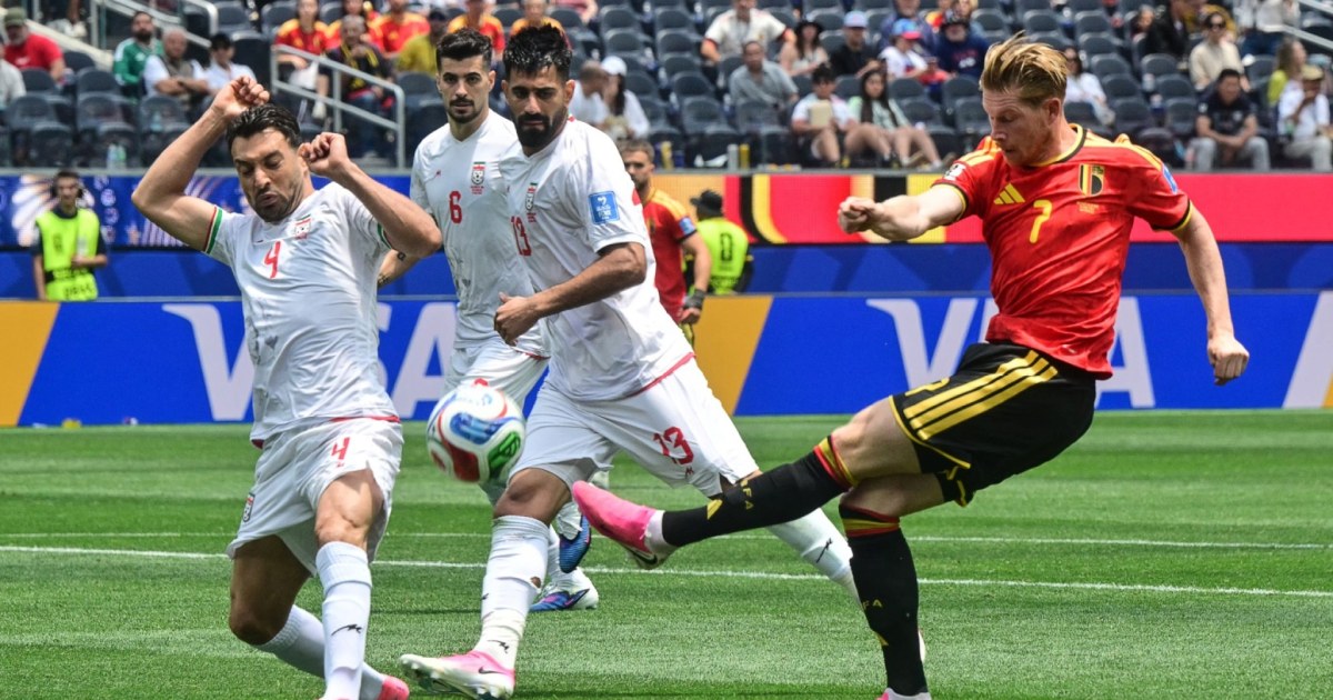Bélgica no pasa del empate contra Irán en el Mundial 2026.
