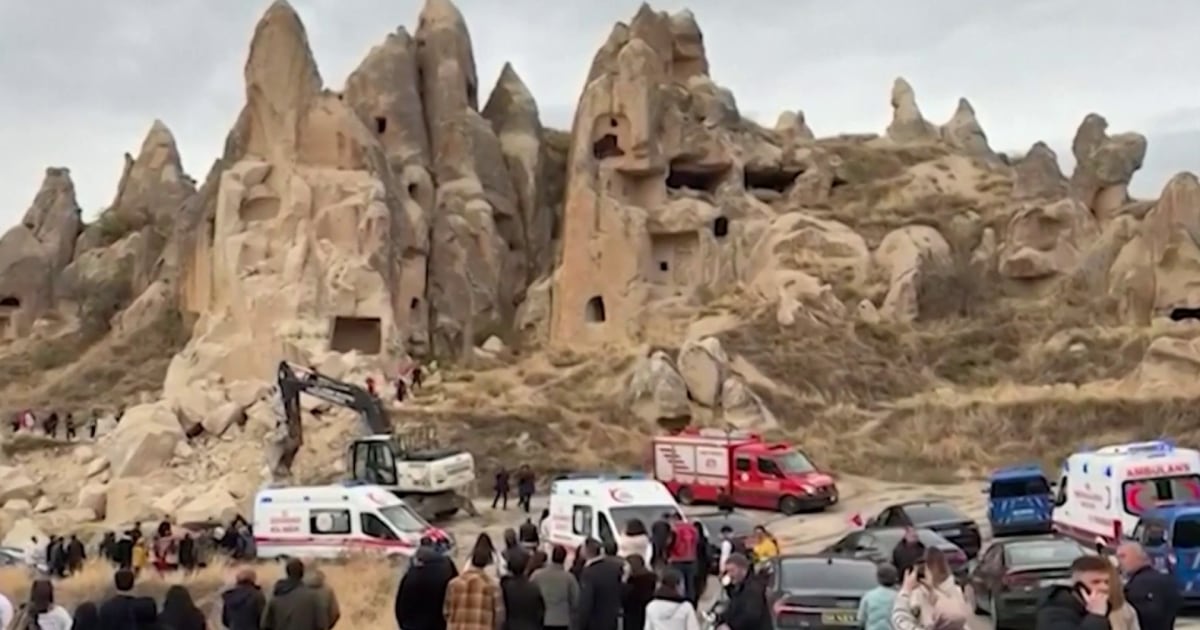 Rockslide in Capadocia kills three and injures one