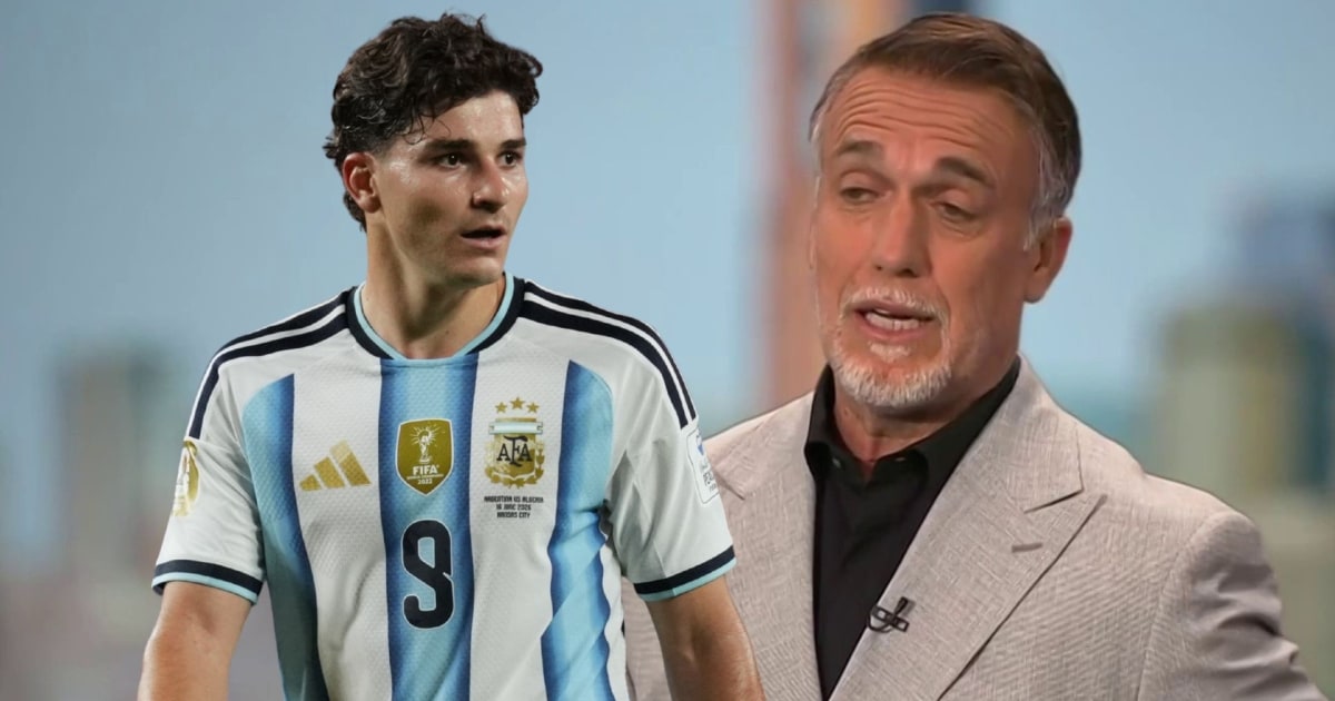 Batistuta define a Julián Álvarez pero no lo ve como sucesor de Messi - BERITAJA