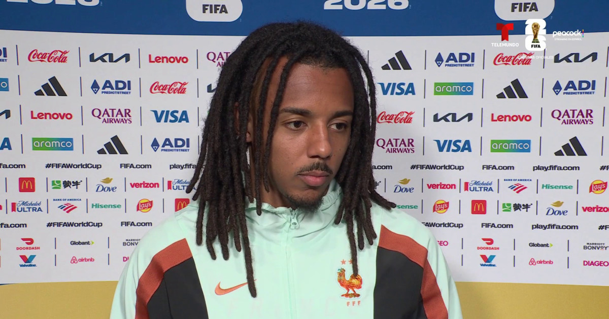 Jules Koundé: "Sabemos que hay muchas etapas en el Mundial, ganar a Irak es objetivo a corto plazo"