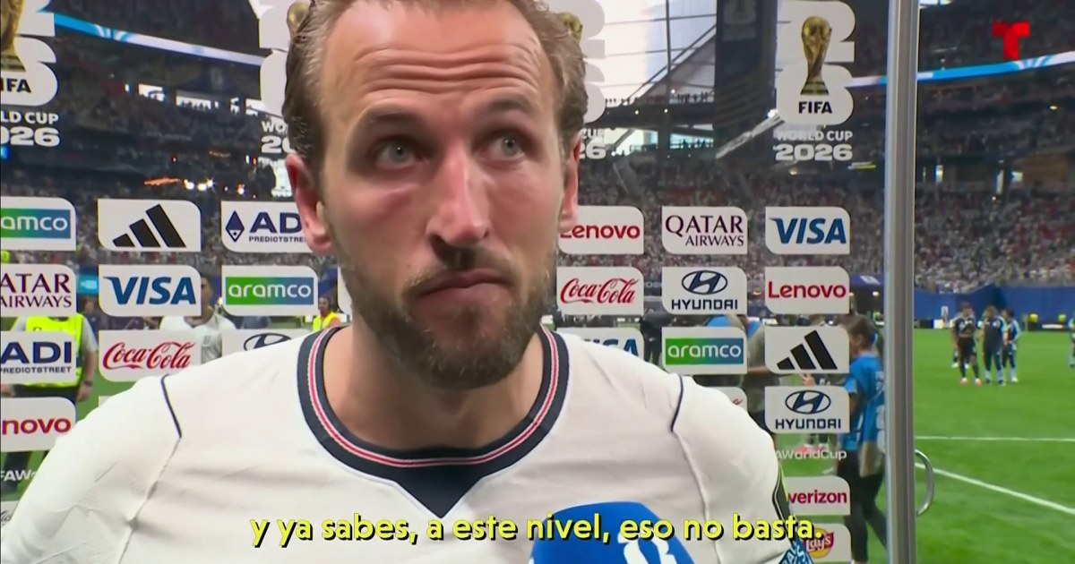 Harry Kane: “Estoy destrozado”