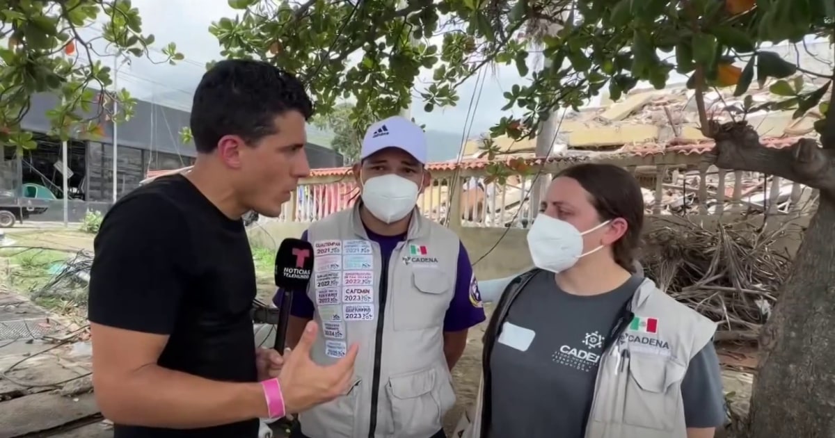 Activistas mexicanos ofrecen apoyo psicológico a víctimas de terremotos en Venezuela